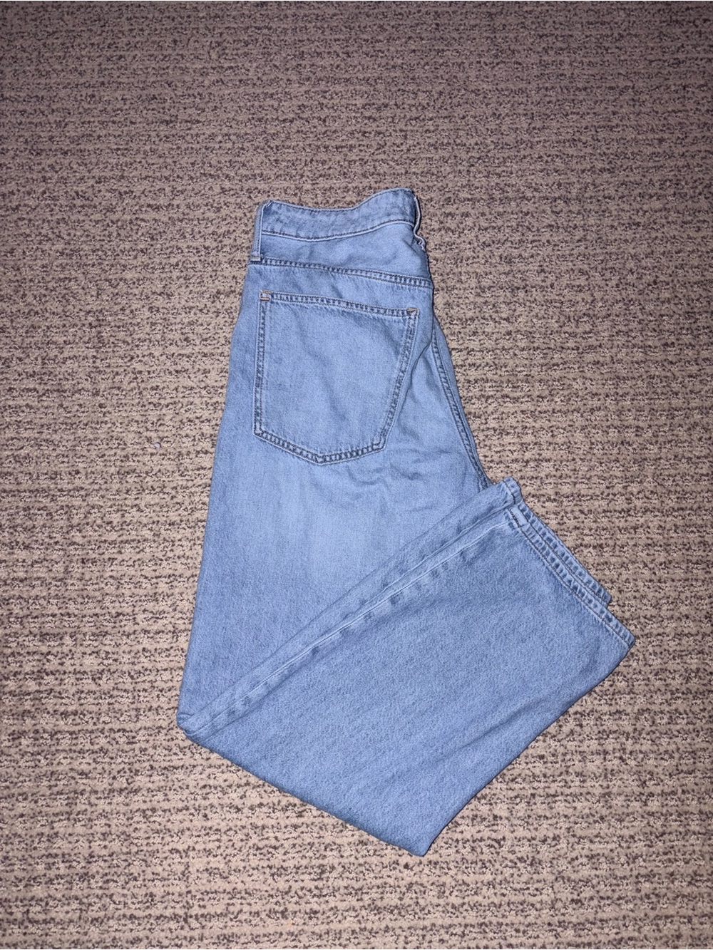 Madewell Curvy Dean Easy Straight Jeans Size 30 Light Wash